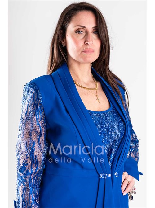 tailleur 3 pz ricamati PAOLA FORTI | PF217ROYAL